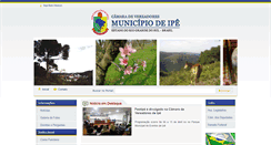 Desktop Screenshot of camaraipe.com.br
