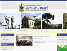 Tablet Screenshot of camaraipe.com.br